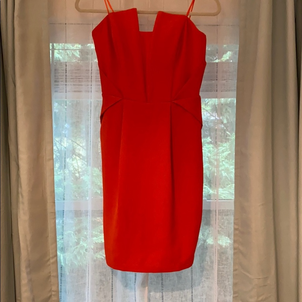 Adelyn Rae Strapless cocktail dress